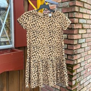 Carter’s Kid Girls Dress Cheetah Print Size 10/12